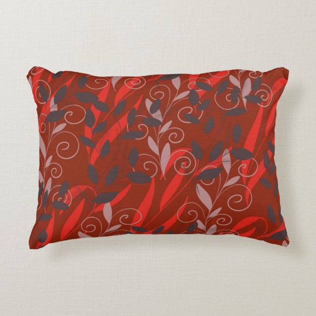 leaf accent pillow (Front)