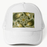 Leaf And Gold - Fractal Art Trucker Hat