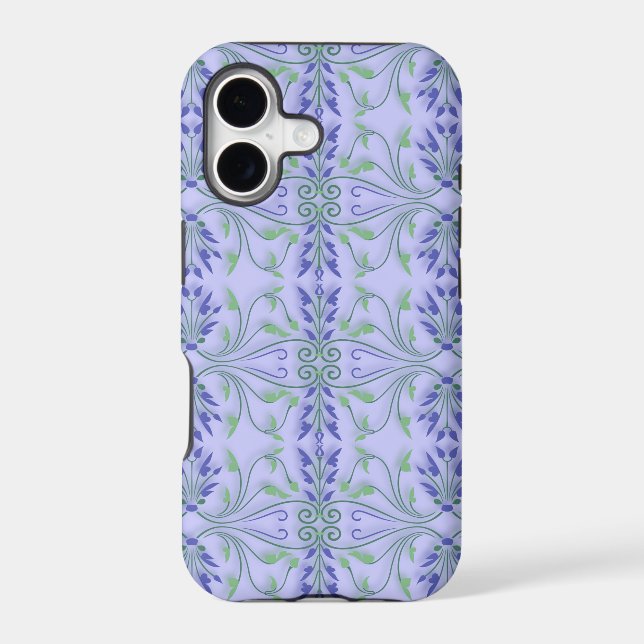 Leaf and Vine Patterns Iphone Case (Back)