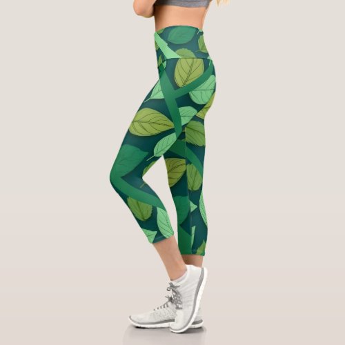 Leaf Art Natural Wonder Capri Leggings