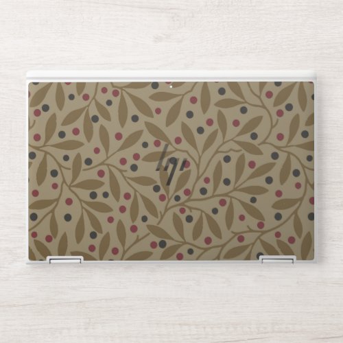 Leaf Berry Classic Colorful Pretty Pattern Art HP Laptop Skin