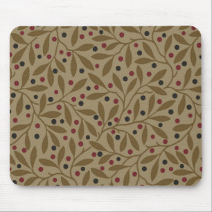 Leaf Berry Classic Colorful Pretty Pattern Art Mouse Pad