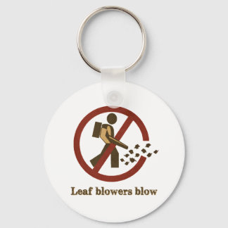 leaf blowblow keychain