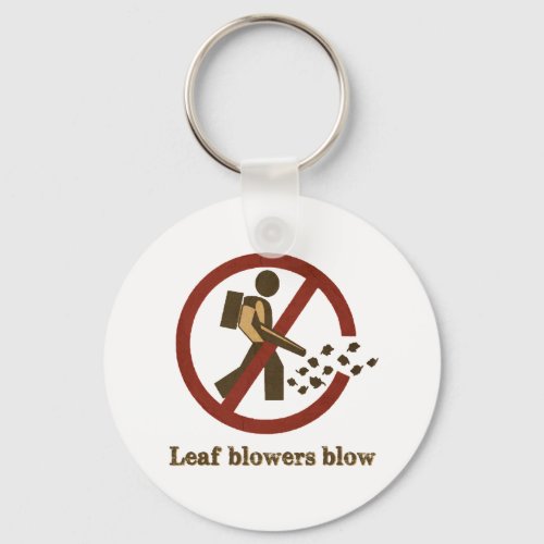 leaf blowblow keychain