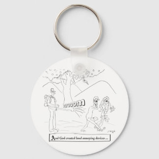 Leaf Blower Cartoon 9326 Keychain