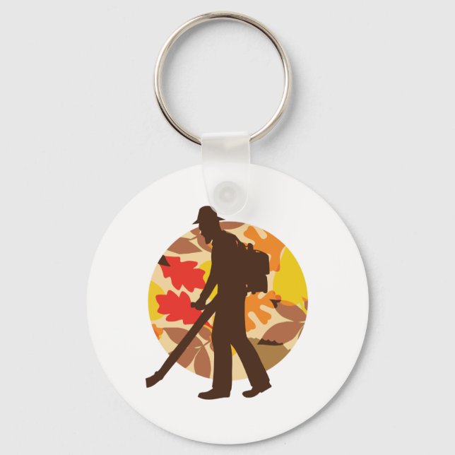 Leaf Blower Keychain (Front)