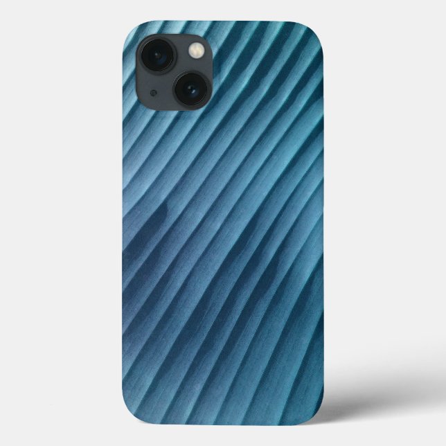 Leaf Blue Diagonal Case-Mate iPhone Case (Back)