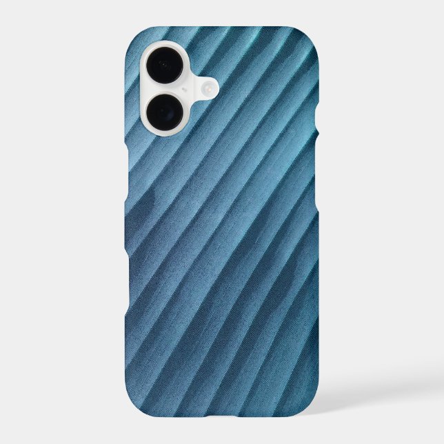 Leaf Blue Diagonal Case-Mate iPhone Case (Back)