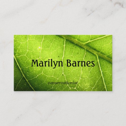 Leaf Business Card