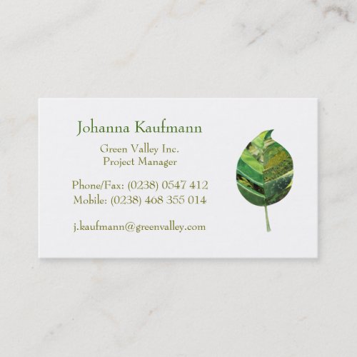 Leaf Business Cards