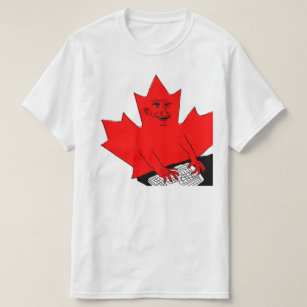 Leaf Canadian Poster Meme T-Shirt