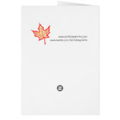 Leaf Card Template (Back)