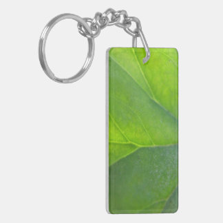 Leaf Closeup Keychain