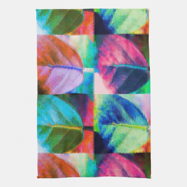 Leaf Colors Kitchen Towel (Vertical)