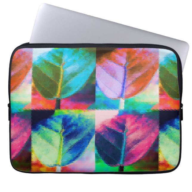 Leaf Colors Laptop Sleeve (Front)