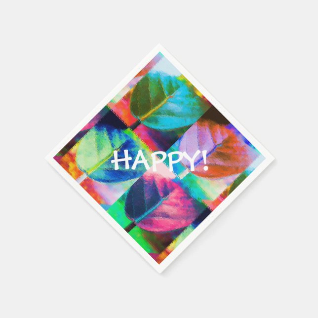 Leaf Colors Napkins (Corner)