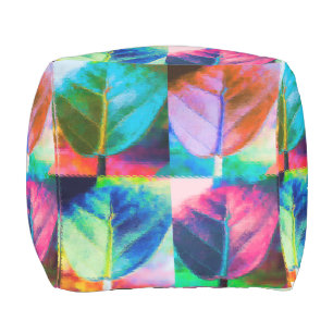 Leaf Colors Outdoor Pouf
