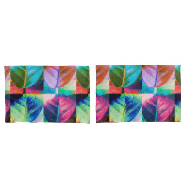 Leaf Colors Pillow Case (Front-Set)