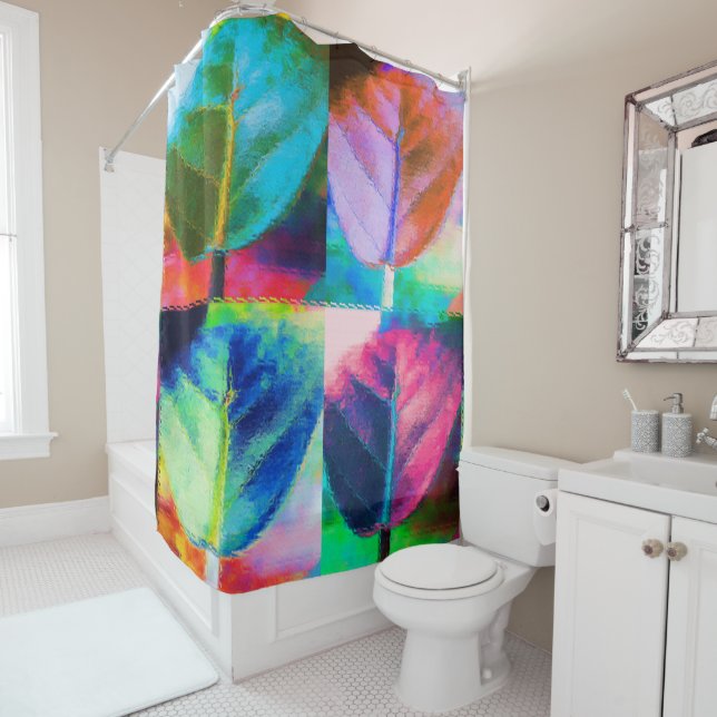 Leaf Colors Shower Curtain (In Situ)