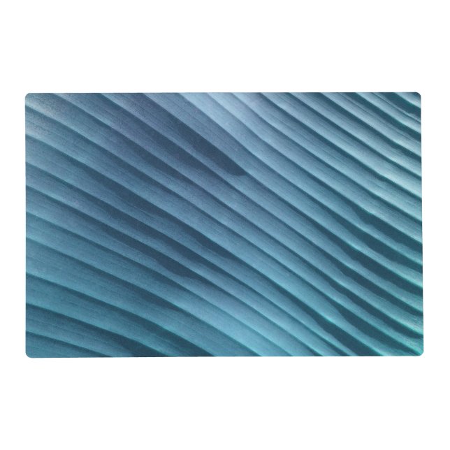 Leaf Combo Diagonal, Blue/Red Placemat (Front)