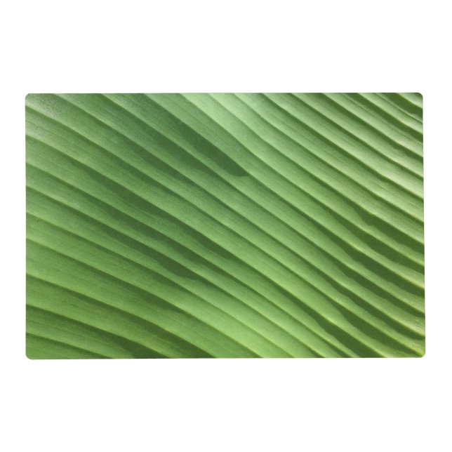 Leaf Combo Diagonal, Green/Purple Placemat (Front)
