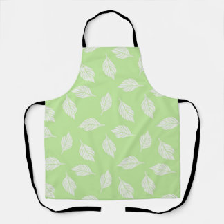Leaf design apron