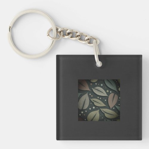 Leaf design  keychain