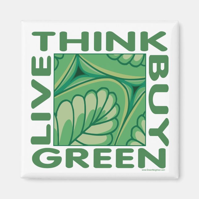 Leaf Design Magnet (Front)