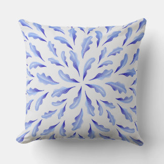 Leaf design patterns  throw pillow
