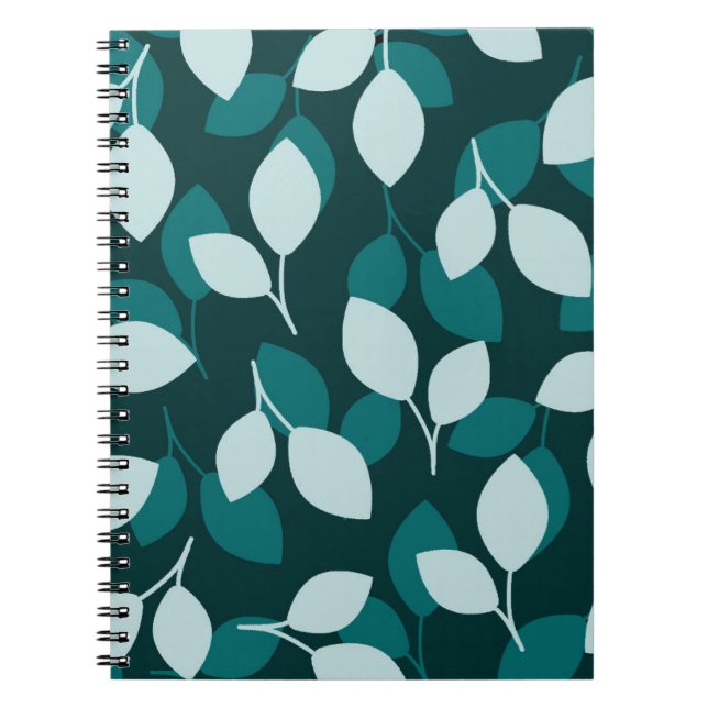 Leaf design Spiral Photo Notebook (Front)