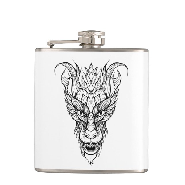 Leaf Dragon Flask (Front)
