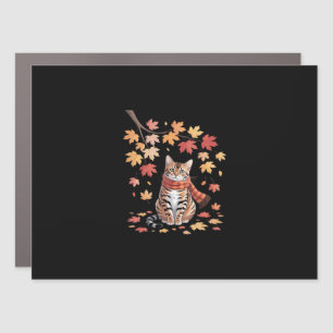 Leaf Fall Tree Hello Autumn Thanksgiving It’s Fall Car Magnet