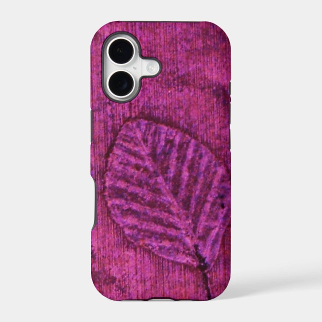Leaf Fossil iPhone Case (Back)