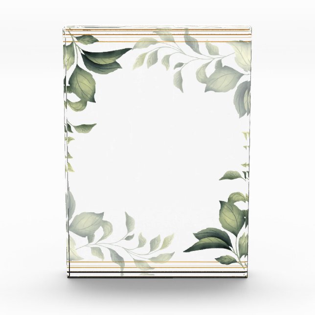 Leaf frame photo block (Front)