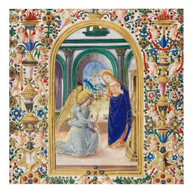 Leaf from a Book of Hours    Acrylic Print (Front)