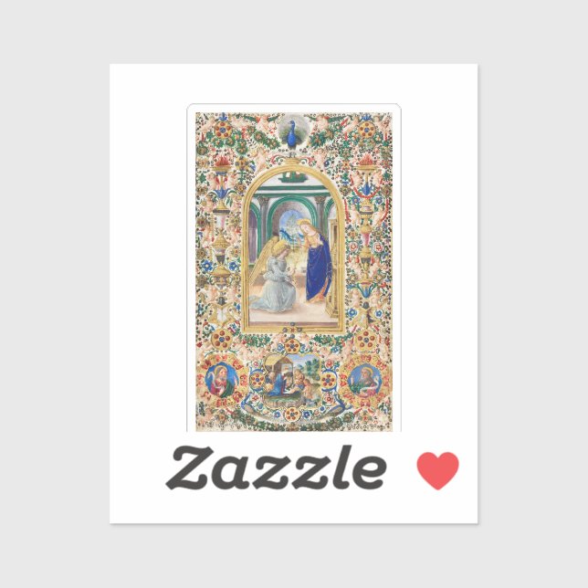 Leaf from a Book of Hours   Sticker (Sheet)