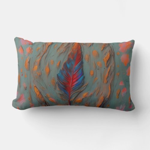 Leaf Harmony Lumbar Pillow