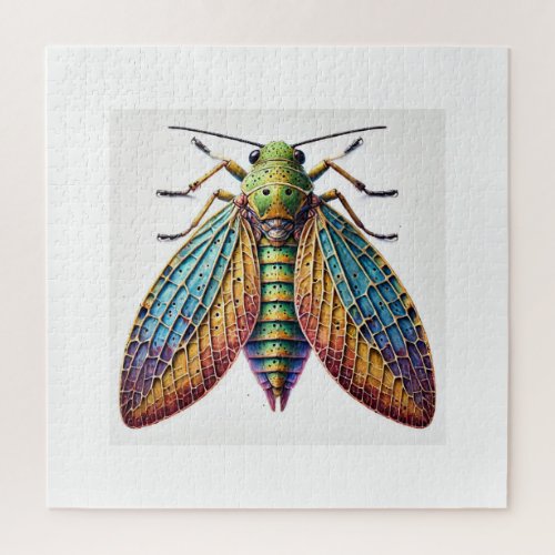 Leaf Insect 140624IREF121 _ Watercolor Jigsaw Puzzle