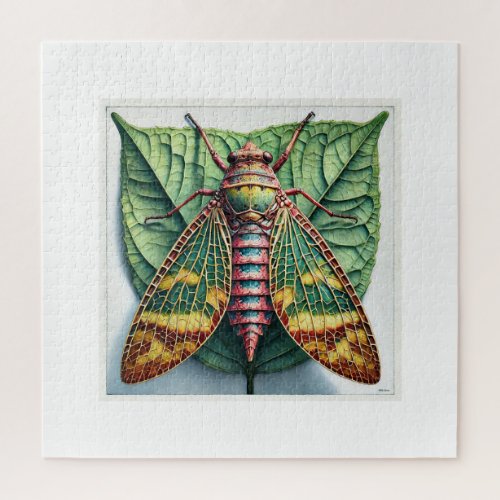 Leaf Insect 270624IREF116 _ Watercolor Jigsaw Puzzle