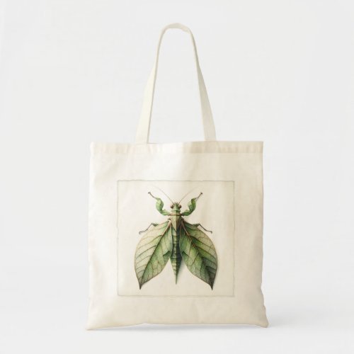 Leaf Insect Watercolor IREF310 _ Watercolor Tote Bag