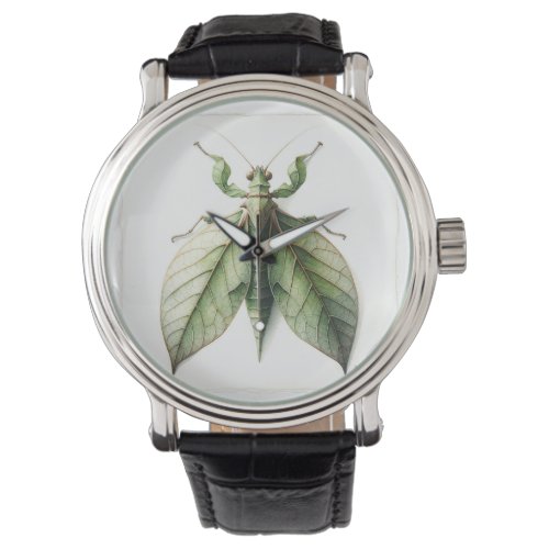 Leaf Insect Watercolor IREF310 _ Watercolor Watch