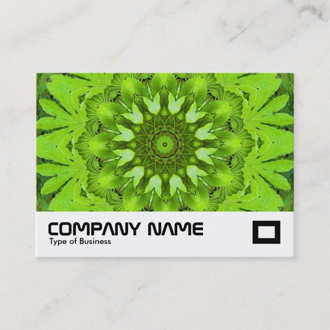 Leaf Kaleidoscope Business Card (Front)