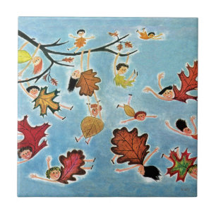 Leaf Kids Ceramic Tile