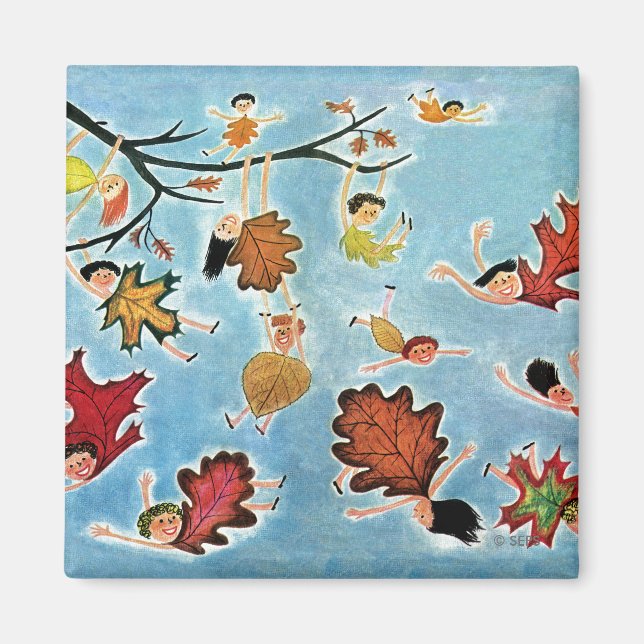 Leaf Kids Magnet (Front)