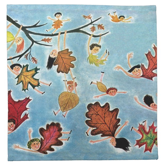 Leaf Kids Napkin (Front)