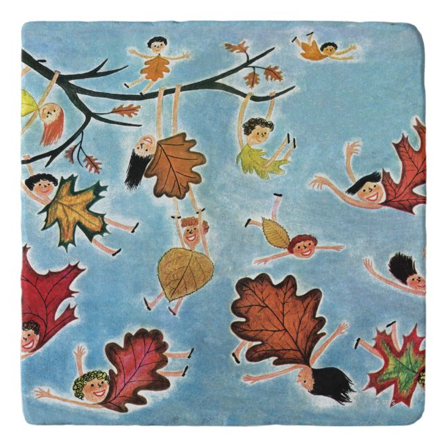 Leaf Kids Trivet (Front)