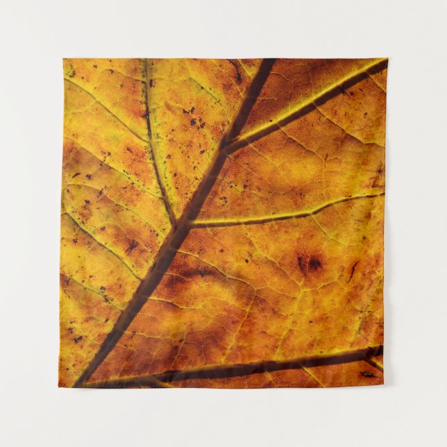 Leaf leaf veins fall texture tapestry (Front)