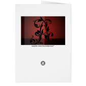 Leaf Letter A Cards (Back)