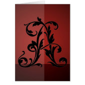 Leaf Letter A Cards (Front)