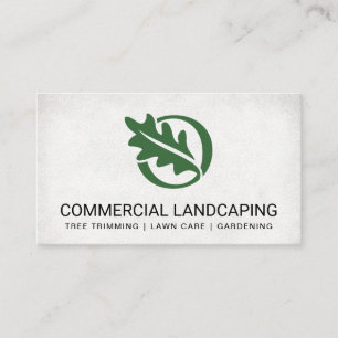 Leaf Logo Business Card